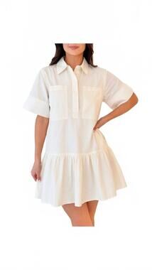 NEW LAROQUE lola mini dress in bone